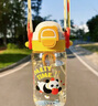 如山兒童PPSU水杯寶寶雙直飲吸管杯嬰幼兒家用外出便攜防摔學(xué)飲杯 曬單實拍圖