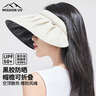 MISSION UV黑膠防曬帽女遮陽(yáng)帽太陽(yáng)帽貝殼空頂帽夏季遮臉?lè)雷贤饩€大帽檐帽子 曬單實(shí)拍圖