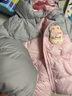巴拉巴拉童裝嬰兒羽絨服男童女童寶寶外套冬季兒童上衣萌 夢幻粉60356 100 曬單實拍圖