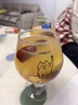 胖東來原創(chuàng)韓式可愛小狗ins風(fēng)玻璃杯高腳杯甜品杯果酒杯果汁杯氣泡水杯 修貓+修狗各一只 曬單實(shí)拍圖
