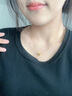 老鳳祥小蠻腰黃金項鏈女2026新款足金吊墜鎖骨鏈生日禮物送女友老婆紀念 足金小蠻腰吊墜+贈S925銀鏈 曬單實(shí)拍圖