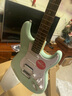 FENDER電吉他sonic芬達芬德Squier音速st/tele初學者學生入門吉它樂器 SONIC音速 單單雙 沖浪綠ST 曬單實拍圖