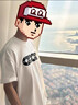 法登爵GOODBRAND24SS同款印花LOGO情侶短袖T恤男女GOOD網(wǎng)紅同款短袖 白色*GOOD燙鉆*純棉重磅質(zhì)量 L  建議140-160斤 曬單實拍圖
