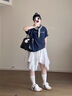 CFCW品牌單鞋女真皮復(fù)古芭蕾德訓(xùn)鞋女丑萌休閑阿甘板鞋女夏季新款跑步 米黑 35 曬單實(shí)拍圖