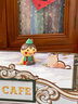 Cutebee【七夕禮物】手工拼裝diy小屋體拼圖積木擺件精致女孩女生日禮 晴空咖啡 曬單實(shí)拍圖