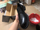 KGV布洛克皮鞋男士春季商務(wù)正裝厚底隱形內增高7CM英倫風(fēng)新郎結婚鞋 黑色 41 皮鞋碼=42運動(dòng)鞋碼. 曬單實(shí)拍圖