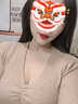 CS.LIONv領(lǐng)打底衫女春秋2025新款內(nèi)搭冬季毛衣白色修身長(zhǎng)袖短款針織上衣 燕麥色 L 110-120斤 曬單實(shí)拍圖