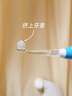百刷寶貝（brush-baby）寶寶電動(dòng)牙刷0-3歲軟毛防水聲波震動(dòng)兒童嬰兒牙刷小月齡1歲2歲3歲 青色款【1年質(zhì)?！?主機+2刷頭 曬單實(shí)拍圖