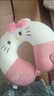 helloKitty貓u型枕少女心飛機旅行護枕睡枕毛絨玩具凱蒂貓 kt貓U型頸枕 曬單實(shí)拍圖