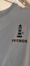 京東京造兒童t恤男5A抑菌新疆棉圓領(lǐng)衣服男裝打底衫印花 藍(lán)色150 曬單實(shí)拍圖