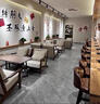 惠千貝茶樓卡座復古奶茶店咖啡廳桌椅組合民宿清吧餐廳茶樓卡座沙發(fā)洽談 單人組合[單人位*2+0.6m小茶幾 官方標配 曬單實拍圖