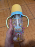 貝親奶瓶ppsu 防脹氣奶瓶 嬰兒奶瓶 大容量寬口徑耐摔雙把手 330ml 9-12月 馬戲團(tuán)+重力球 曬單實(shí)拍圖