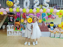 天啟世紀女童公主裙蓬蓬紗裙花童禮服兒童六一節(jié)合唱演出服幼兒園畢業(yè)照夏 白色無袖紗裙 贈送大皇冠 130 cm 曬單實拍圖