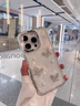 秒揚(yáng) 適用蘋果16promax手機(jī)殼iphone15新款水鉆鏡頭膜14pro珍珠蝴蝶貝殼紋13防摔12相機(jī)按鍵全包高級 【純色蝴蝶】AI相機(jī)按鍵-珍珠水鉆-帶鏡頭膜 iPhone 16 曬單實(shí)拍圖