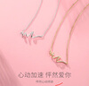 Fanci范琦 怦然心動(dòng)項(xiàng)鏈女鎖骨鏈小眾高級(jí)感禮物生日送女友 銀色 曬單實(shí)拍圖