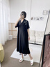 法黛琪莫代爾睡裙女夏季2025新款黑色開(kāi)衫短袖長(cháng)裙睡衣夏款新中式家居服 莫棉-JW34369-MM# M 曬單實(shí)拍圖