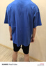 青少年純棉夏季運動套裝男初中高中學(xué)生短袖衣服夏裝帥氣大童男裝 GF20232-3-T1-K1藍色套裝 L （115-130斤） 曬單實拍圖
