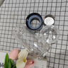 點(diǎn)盛夏季純鈦茶水分離杯雙層高顏值便攜玻璃杯辦公室大容量泡茶杯水杯 禮盒包裝-鈦晶藍(lán)400ml送杯套杯刷 曬單實拍圖