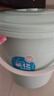 茶花（CHAHUA）盆桶套裝組合水桶家用塑料桶洗車手提帶蓋大號(hào)加厚 曬單實(shí)拍圖