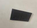 正泰（CHNT）開關(guān)插座X5奶油風(fēng)超薄家用86型暗裝斜五孔電源面板無框大板遠(yuǎn)山灰 二開雙控 曬單實(shí)拍圖