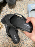 外穿拖鞋女沙灘人字拖防滑平底拖鞋休閑百搭復古拼色夾腳涼拖鞋 168人字-米色 38-39 【適合37-38的腳】 曬單實(shí)拍圖