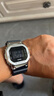 卡西歐（CASIO）G-SHOCK 經(jīng)典小方塊 防水防震LED照明 運(yùn)動(dòng)男士手表 GM-5600-1DR 曬單實(shí)拍圖