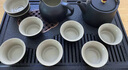 唐豐茶盤茶具整套家用小型茶臺(tái)功夫茶具套裝 舟山茶盤中+重樓提梁14頭 曬單實(shí)拍圖