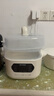 天際電燉鍋 電燉盅 煲湯鍋燉湯鍋 隔水燉鍋 燕窩燉盅 煮粥鍋 蒸鍋 3L電煮鍋嬰兒輔食鍋陶瓷 2-3-4人 五膽帶蒸籠款 4.8L 曬單實拍圖