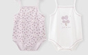 乖奇熊【兩件裝】嬰兒夏季背心包屁衣女寶寶純棉無袖小吊帶三角爬服薄款 曬單實(shí)拍圖