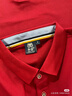 匠企印企業(yè)工作服定制工衣polo短袖t恤刺繡文化衫定做團體服印字印logo 經(jīng)典間色-紅色 XL 曬單實拍圖