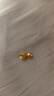 蒂蔻（Tico）足金金鈴鐺蘭花黃金吊墜女士款5D硬金掛墜配18K金項(xiàng)鏈生日禮物 曬單實(shí)拍圖
