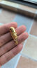賽菲爾黃金吊墜足金招財吞金貔貅莫桑鉆掛墜生日禮物 單吊墜 約6克 曬單實(shí)拍圖