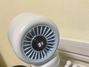 VINEHEAT八爪魚(yú)嬰兒車搖頭靜音小風(fēng)扇便攜寶寶專用bb遛娃神器吹輔食推車兒童手持可充電戶外循環(huán)吊扇防夾手 淺灣藍(lán)-靜音搖頭款【安全格柵】 曬單實(shí)拍圖