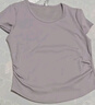 森馬（Semir）短袖t恤女短款修身圓領(lǐng)內(nèi)搭25夏涼感收腰V領(lǐng)上衣辣妹109325100006 曬單實拍圖