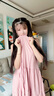 古今（GUJIN）夏季25新品涼感棉綢睡裙睡衣女沙灘裙度假可外穿家居服吊帶長裙 曬單實拍圖