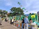 馳笠戶(hù)外攤位架移動(dòng)箱體夜市擺攤活動(dòng)棚小吃售貨車(chē)促銷(xiāo)臺集市木質(zhì)花車(chē) 三角頂120*60*200 曬單實(shí)拍圖