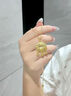 中國(guó)黃金（CHINA GOLD）黃金項(xiàng)鏈女士足金平安鎖吊墜長(zhǎng)命鎖七夕情人節(jié)禮物送女友老婆 祥云鎖吊墜約1.2g*配銀鏈 曬單實(shí)拍圖