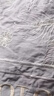 水星系列高級感母嬰級A類100支長絨棉四件套花卉刺繡被套全棉輕奢床上用品 A類母嬰重工刺繡全棉/悅-慕云灰 1.5床單款四件套-被套200x230 曬單實(shí)拍圖