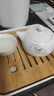常生源 茶具套裝茶盤(pán) 茶壺陶瓷 送便攜禮品包盒福利白瓷功夫家用套組 祥云如意套組 曬單實(shí)拍圖