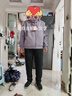 李寧衛衣女秋季寬松休閑開(kāi)衫透氣舒適連帽抽繩運動(dòng)健身外套 鴉灰紫(864款)-6 L 曬單實(shí)拍圖