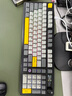 黑爵（AJAZZ）AK980V2三模無線機械鍵盤1萬mAh電池Gasket全鍵熱插拔2U0旋鈕TFT彩屏RGB 原廠黑灰黃 禮物軸V2 曬單實拍圖