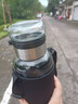 【送杯套】大容量加厚玻璃杯子便攜噸噸杯茶水分離帶杯套泡茶水杯 透明 1000ml噸噸桶 1只裝 曬單實拍圖
