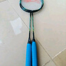 李寧（LI-NING）羽毛球全碳素A1111訓(xùn)練對拍AYPR202-3藍(lán)綠(已穿線含拍套球手膠） 曬單實(shí)拍圖