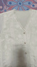歌依妮2025夏季新款女裝甜美短款小個子刺繡V領雪紡衫短袖內(nèi)搭小衫上衣 杏色 S 曬單實拍圖