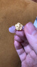 周六福七夕禮物 黃金轉(zhuǎn)運珠女款3D硬金生肖本命年花花蛇芙蓉石手串 定價 0.82g 曬單實拍圖