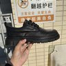 奧康皮鞋男夏季2025新款百搭休閑商務(wù)男鞋低幫大頭鞋子男士馬丁工裝靴 黑色 單層 41 曬單實(shí)拍圖