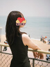 歐時(shí)力OCHIRLY 亞麻收褶小黑裙無袖連衣裙禮服女2025年夏季新款 軍綠 M 曬單實(shí)拍圖