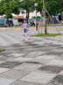 361°兒童輪滑鞋初學者男童女童溜冰鞋閃光輪旱冰鞋尺碼可調(diào)節(jié) 粉色M碼 曬單實拍圖