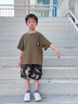 G.DUCKKIDS小黃鴨兒童迷彩服男童夏季套裝短袖褲子中小學生軍訓服夏令營衣服 軍綠 100 建議2~3歲【 90-100cm】cm 曬單實拍圖