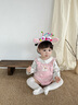 巴拉巴拉balaOne嬰兒套裝三角衣兩件套哈衣爬服時髦洋氣可愛萌趣 白紅色調(diào)00316 73 曬單實(shí)拍圖